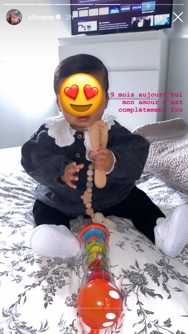 slimane-photo-esmeralda-fille-9-mois-story-instagram
